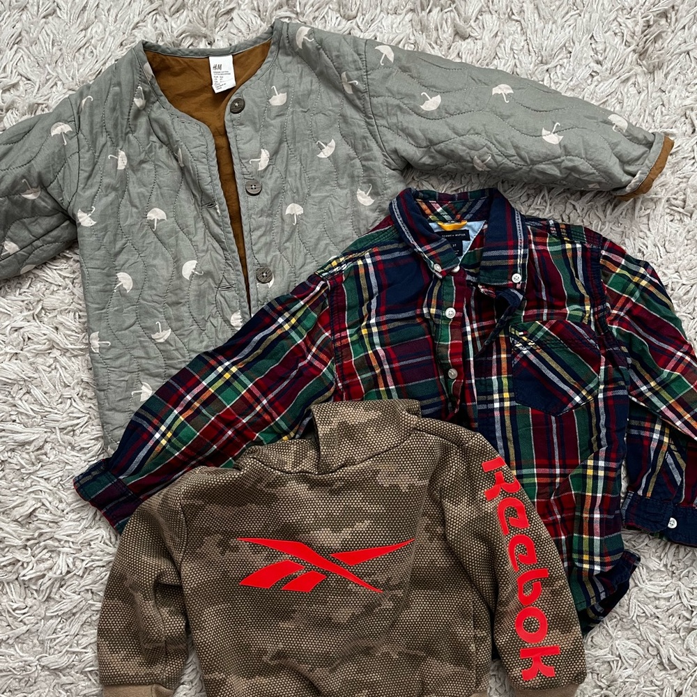 Fall Boys Jackets and Tops